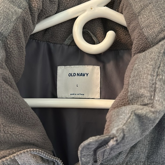 Old Navy Women’s Down Vest Gray Size L - Picture 3 of 4